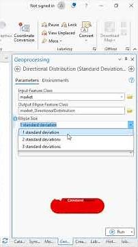 Directional Distribution (Standard Deviational Ellipse) #datavisualization #cartography #geography