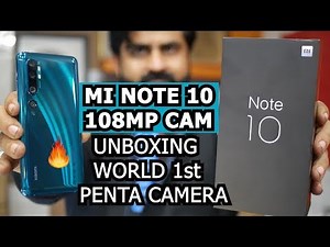XIAOMI MI NOTE 10 UNBOXING | FIRST LOOK & IMPRESSION | ( URDU/HINDI )