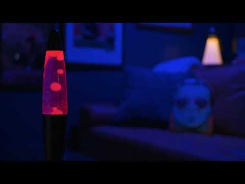 Lava lamp ambiance with white noise