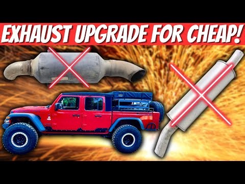 Make Your Jeep Exhaust Sound Good For $20! (Resonator Delete)