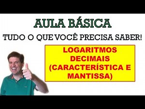 Logaritmos decimais (característica e mantissa)