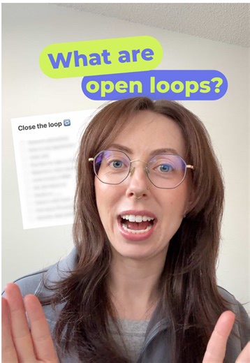 Here are some examples of open loops & my tips for reducing the volume of open loops that you accumulate 👀 As someone with ADHD—I realized how important it was to prioritize closing the loop on as much as I possibly can. Doing so will give you more energy & increase your productivity 🔥 #adhdprobs #adhdtips #adhdproductivity #audhder #adhdmoney