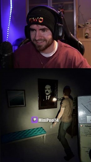 Mike & MiniPool go ghost hunting😭 #phasmophobia