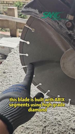 ARIX Segment Diamond Saw Blade — Reinforced Concrete