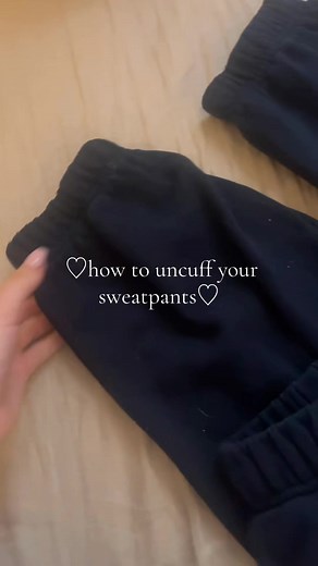How to Uncuff Your Sweatpants for a Stylish Look