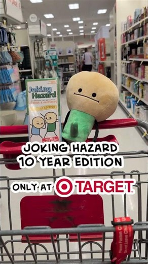 Joking Hazard 10 Year Edition with 25 new cards is NOW AVAILABLE in your local Target or Target.com!