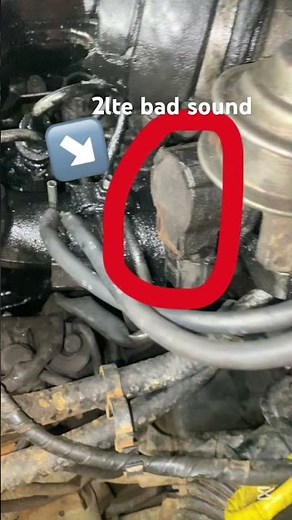electronic valve caused knocking sound #2lte #toyota #2lt #4runner