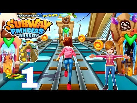 Subway Princess Runner - Gameplay Walkthrough Tutorial Part 1 All Levels Mobile Game (Android, iOs)