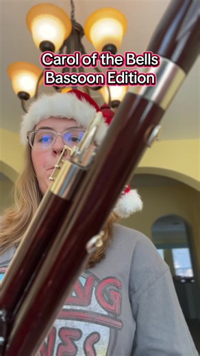 Day 10 of 12 days of bassoonmas! #christmas #fyp #music #bassoon #band | carol of the bell
