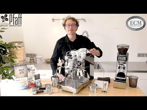 ECM MECHANIKA V Démonstration complète chez Les Cafés Pfaff