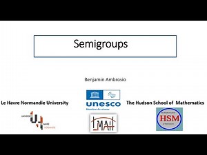 Semigroups Lecture 12 (Part I)