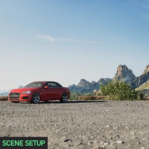 Automotive Scene: Alps - UE5