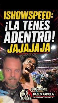 Influencer se queda sin palabras ante la victoria de Argentina