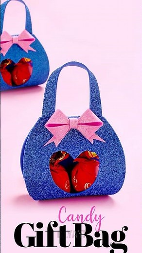 Candy Gift Wrapping Idea #foamsheetcraft #giftideas #giftwrappingideas #candygiftideas