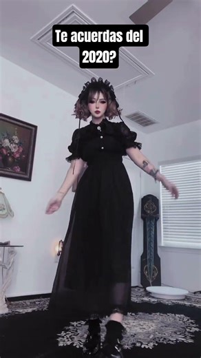 Te acuerdas del 2020? #cosplay #gothic #baile #aesthetic #anime #2020