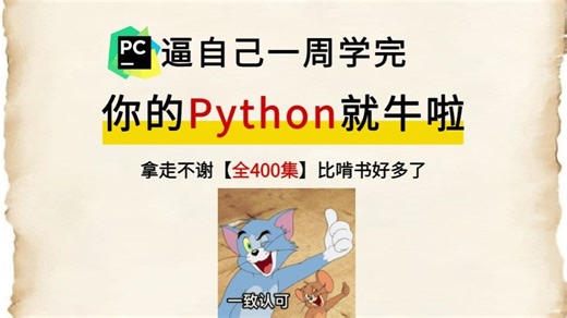 【全400集】（允许白嫖）198小时讲完的Python入门到进阶学习教程！通俗易懂，全程干货无废话，学完秒变大佬！这还学不会，我退出IT圈！