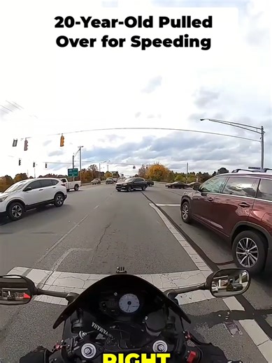 Sh*t got pulled over by cop on highway 😑#crime #news