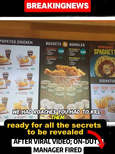 573K views · 2.3K reactions | Detroit Popeyes Shut Down After Shocking Viral Video — Manager Fired as Investigation Unfolds You won’t believe how it ends—check out the full story in the comments | Justice Unfolded | Facebook