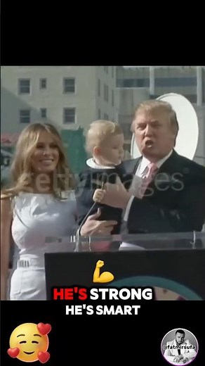 Donald, Melania & Barron Trump ❤️🥰
