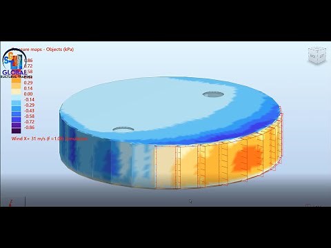Robot Structural Analysis Professional 2022 Designing, Analysis & Documenting Of storage Water Tank