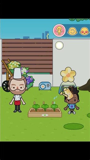 Miga World 🌿 Can You Grow Basil Faster? 😂 #AhaWorld #Shorts #Gardening #Funny #Family
