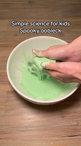 Spooky oobleck. super easyscience experiment that's fun for kids and parents! #oobleck #Halloween #scienceexperiment #kids #activity #kidsactivities | The Other Half