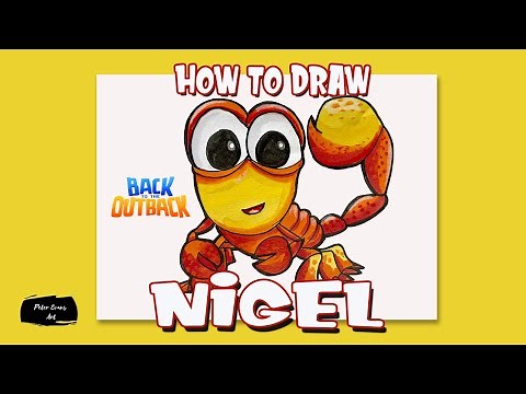 How to Draw Nigel Back to the Outback in EASY Steps Video
