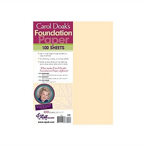 Carol Doak's Foundation Paper 100 sheets 21.5cm x 28cm (8.5" x 11")