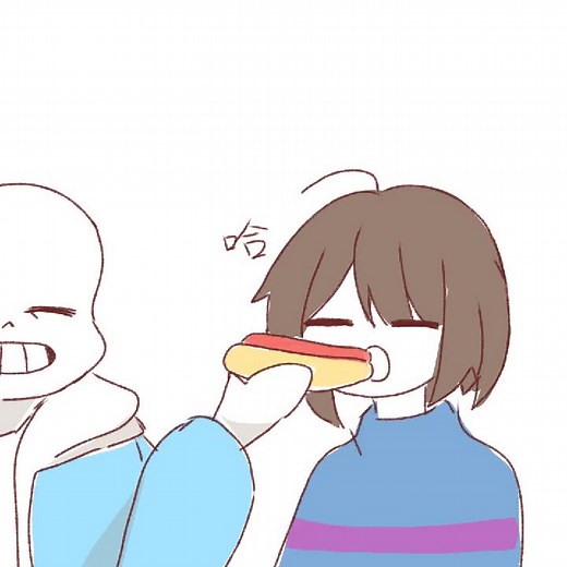 【undertale】给frisk投食~~