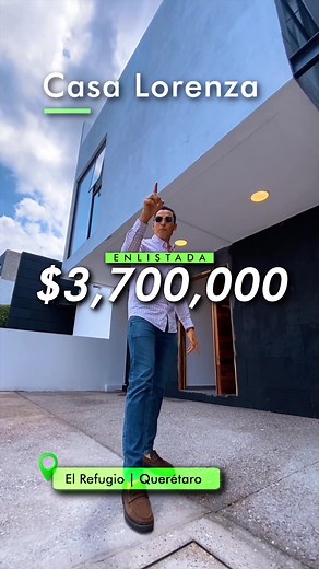 Casa Lorenza | El Refugio Querétaro.$3,700,000Acompáñame a conocer esta casa ubicada en una muy buena zona de Querétaro , lo que más me gusto de la casa es la amplitud en sus espacios y por supuesto el roof garden que no puede faltar, ideal para echar una carnita asada con chelitas acompañado de toda la familia.El Refugio tiene una privilegiada ubicación ya que se encuentra cercano a muchos lugares de interés tales como plazas comerciales, escuelas y universidades.#bienesraices #bienesraicesmexi