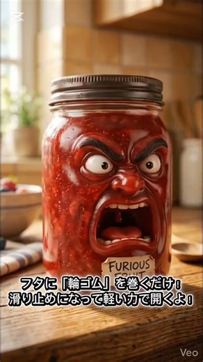 瓶のフタのガチギレ（神ハック）/ Life Hack: Open Stubborn Jars!