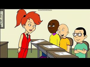 Caillou Cheats On Math Test And Gets Grounded