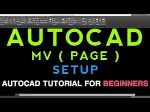 AutoCAD MVSETUP | AutoCAD Me Page Setup Kaise Kare | How to Page Setup Using MVSETUP in AutoCAD