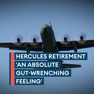 7.6K views · 125 reactions | "It is a gut-wrenching feeling."  An RAF Hercules engineer says he wishes he had more time with the aircraft that is being retired after more than 50 years of service.  | Forces News | Facebook