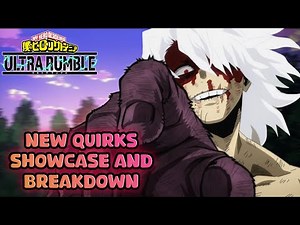 *FULL SHOWCASE* SHIGARAKI QUIRK SKILL SET! MY HERO ULTRA RUMBLE