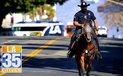 采访LAPD骑警队
