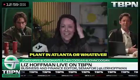 Semafor's @lizrhoffman says prediction markets will replace "huge portions" of investing:"If I'm an investor, and I think that Coca-Cola is going to beat earnings — right now my options are like, 'I can go buy a call on Coca-Cola, short Pepsi, and hope that there's not a weird weather thing at the bottling plant in Atlanta or whatever. There's a lot of weird risks there.""And if you can just hit 'Yes' on that contract, it seems to me that a lot of investing is going to move that way.""As a socia