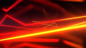 Red and Orange Abstract Neon Corridor Background VJ Loop I 4K