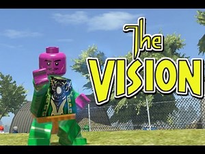 Lego Marvel Super Heroes Vision Custom Character