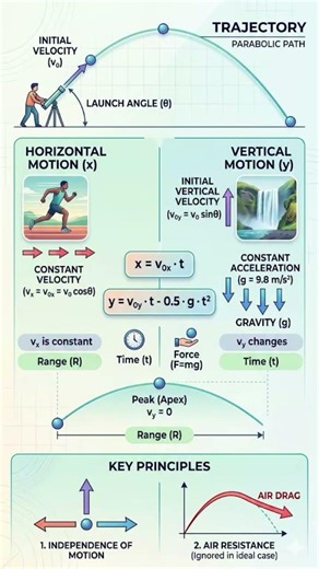 what ia projectile motion? #physics #projectilemotion