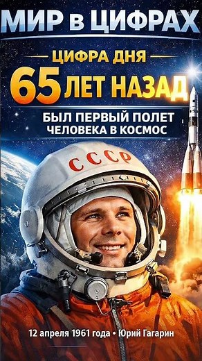 65 лет назад человек впервые полетел в космос