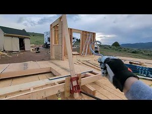 Safely using wall jacks to lift walls in high winds in Colorado, solo