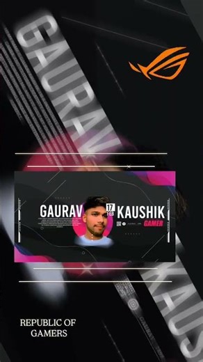 It's me GAURAV KAUSHIK #GraphicDesignerLife #GamerBoy #DigitalCreator #YouTuberIndia #gaming