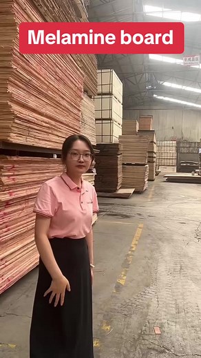 Melamine Board Production at Chantawood Factory
