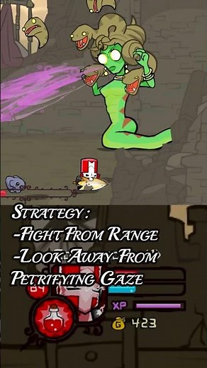 Medusa's Boss Fight Is Peak | #castlecrashers #insanemode #guide