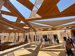 "Inside the NEW Pyramids of Giza Entrance & Visitor Center (Full Tour!)"