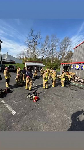 A few shots of our members in live burn training this week. | Union Township Firefighters Local 3412