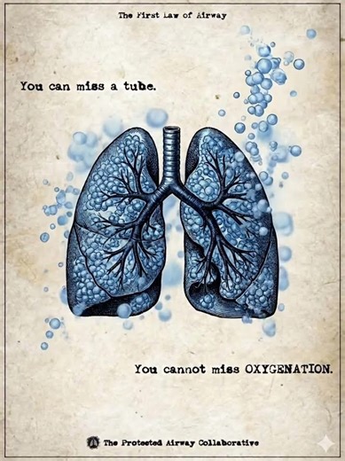 The First Law of Airway - Prioritize Oxygenation. Always.