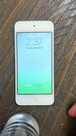 iPod touch 5th gen unlock screen