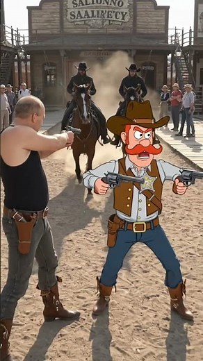 Yosemite Sam & I Running The Wild Wild West As Sheriff Partners Protecting Citizens From Wrongdoers